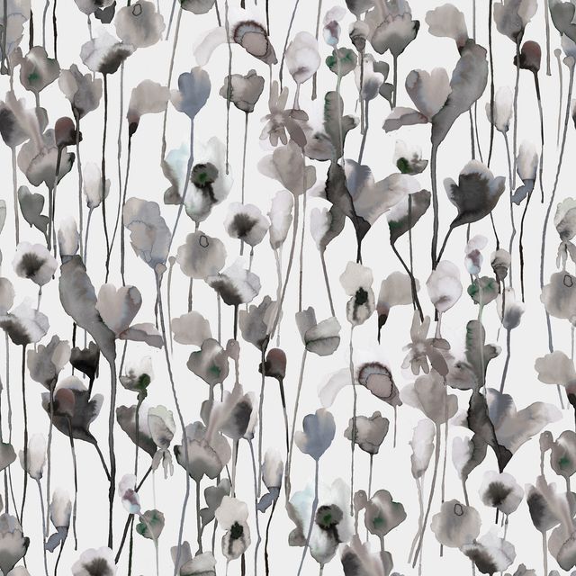 Kissen Abstract Flowers Rustic Summer