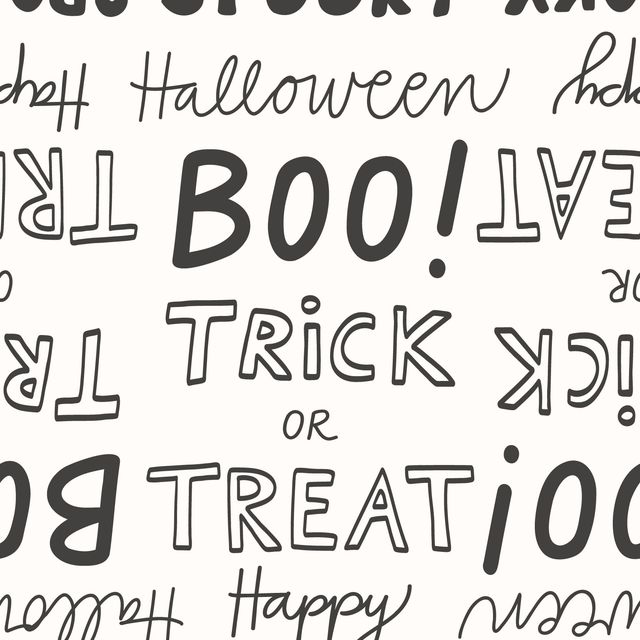 halloween typo graffiti