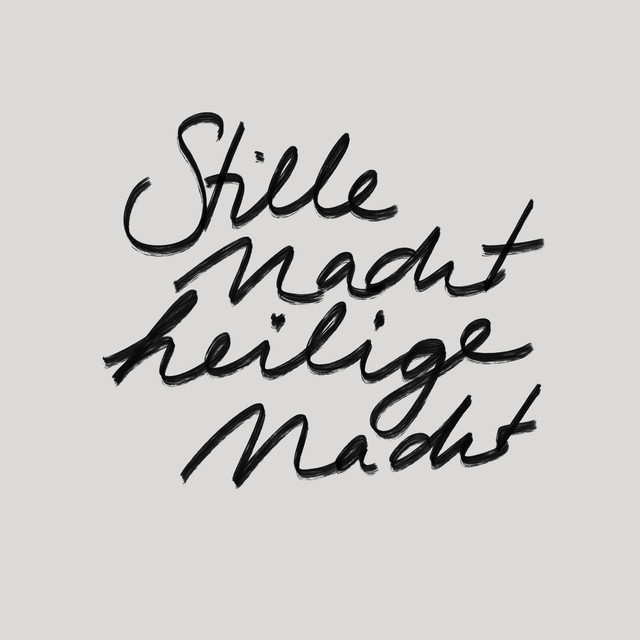 Tischset Stille Nacht GRAU