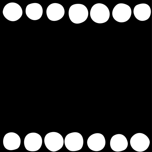Sitzkissen Black&White: Dots 1