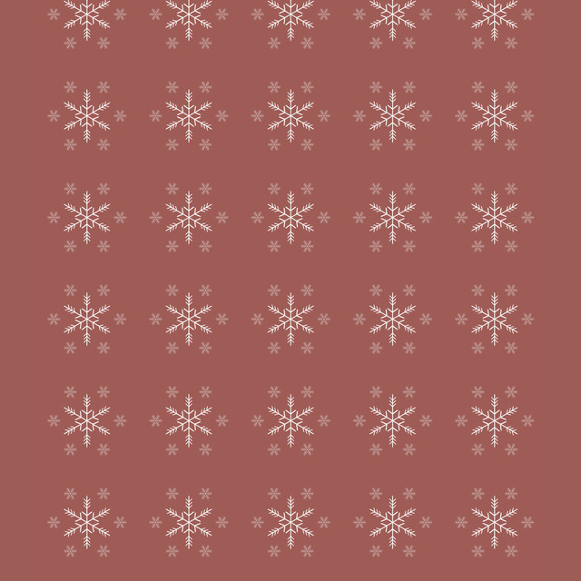 Textilposter Eiskristall Muster Rot