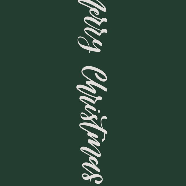 Tischläufer Merry Weihnachtsgrün