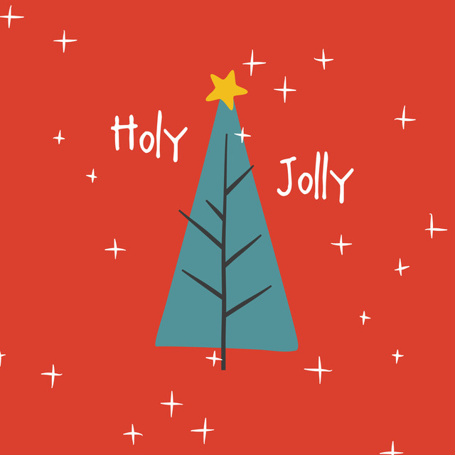 Tischdecke Holy Jolly Christmas