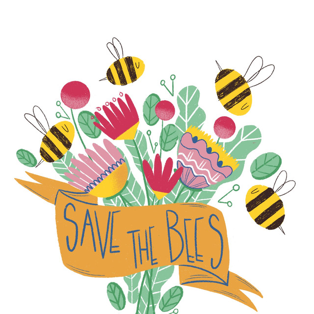 Tischset Save The Bees
