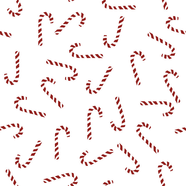 Textilposter Nordic Christmas Candy Cane