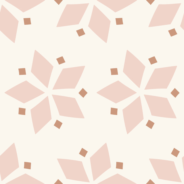 Bettwäsche Mosaic beige rosa braun