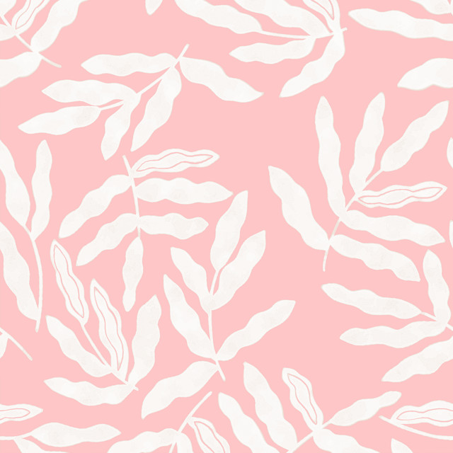 Textilposter Wild Garden rosé