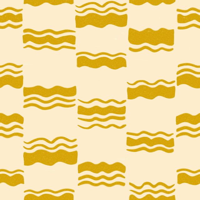 Textilposter Make Waves Yellow