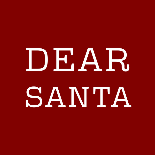 Servietten Dear Santa Red