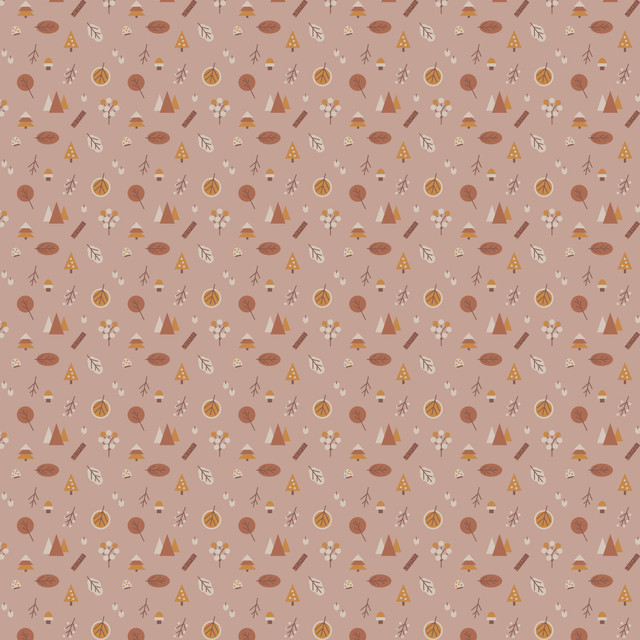 Textilposter Scandinavian Autumn Forest