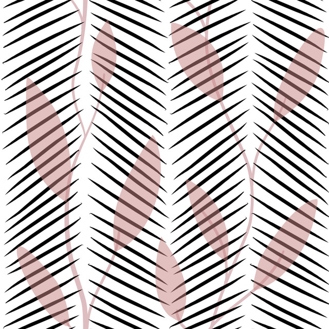 Tischläufer Muster Leaves and Stripes No1