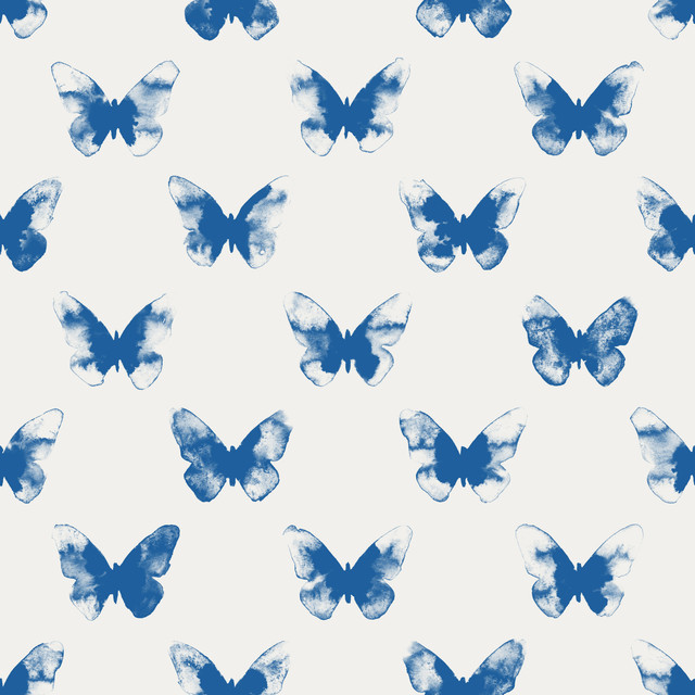 Kissen Schmetterling 4 Blau