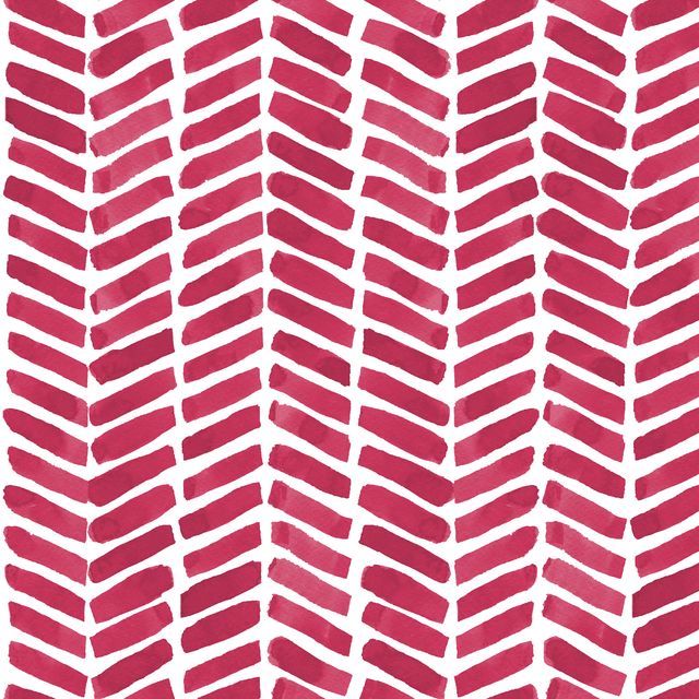 Kissen Chevron Aquarell Viva Magenta