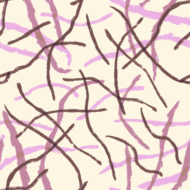 Tischset Loose Stripes Lavender