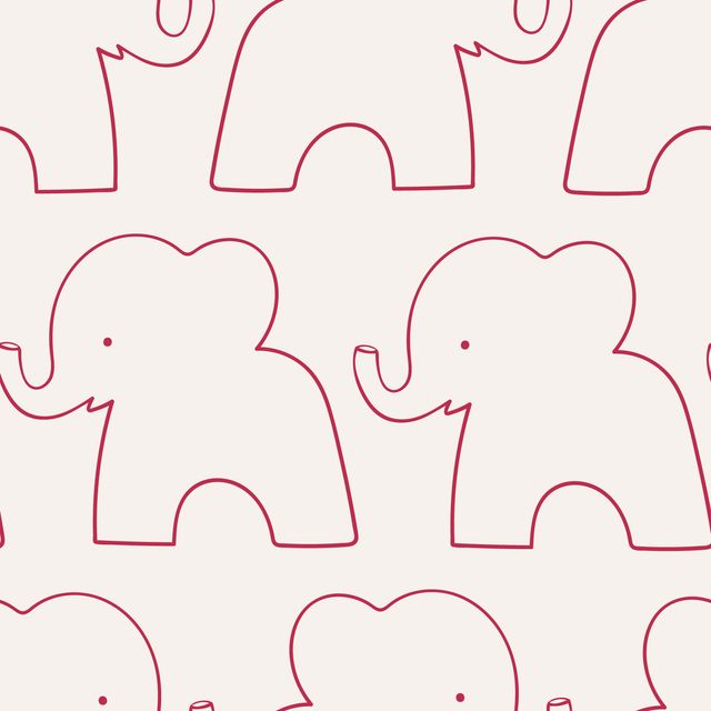 Servietten Elephant Parade viva magenta