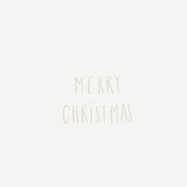 Textilposter MERRY CHRISTMAS Lettering