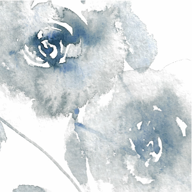 Kissen Blue Rose