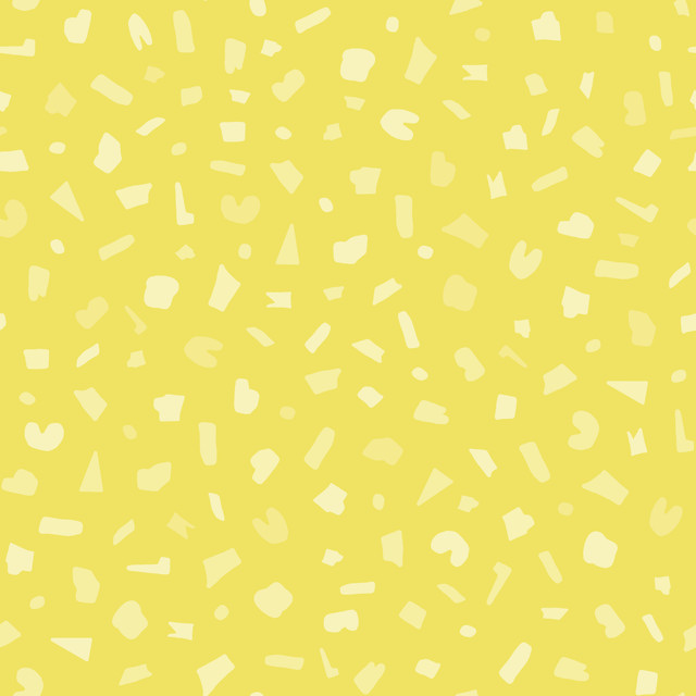 Bankauflage Terrazzo Leuchtendes Gelb