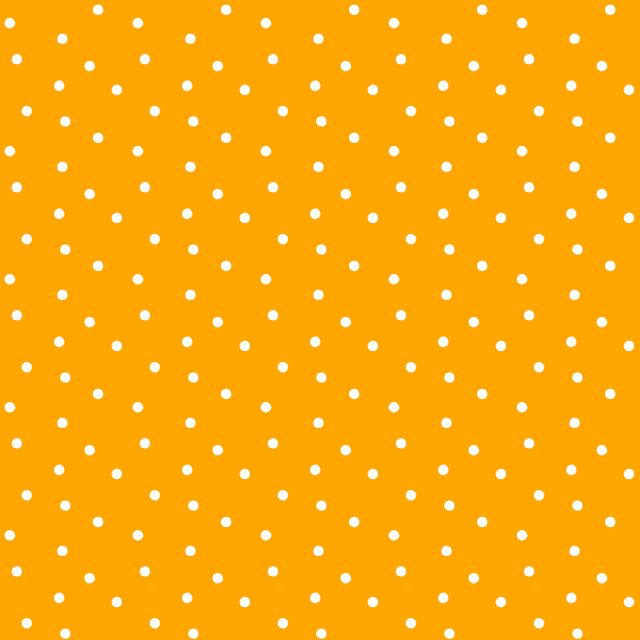 Kissen Weiße Punkte auf Orange