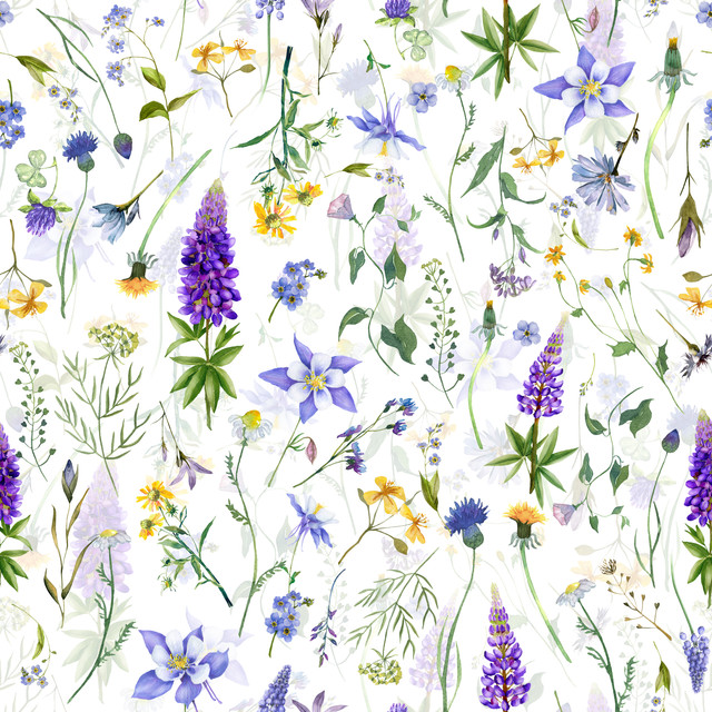 Bettwäsche Skandinavische Wildblumen