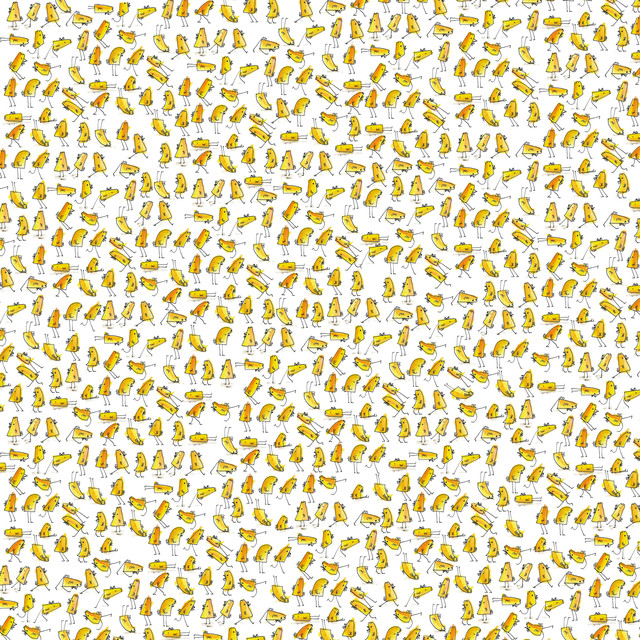 Bettwäsche Kükenparty Pattern