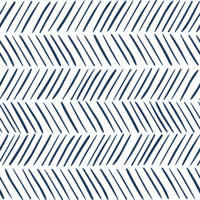 Meterware Fischgrät Navy