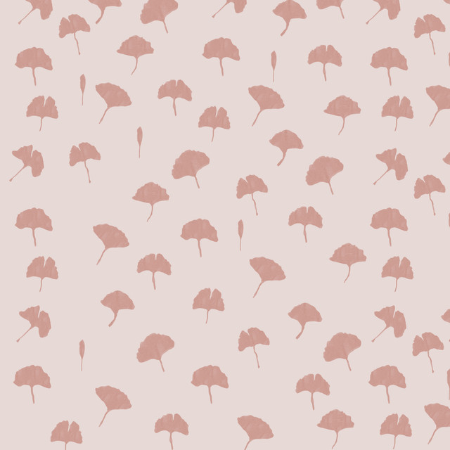 Raffrollo Ginkgo Rosa