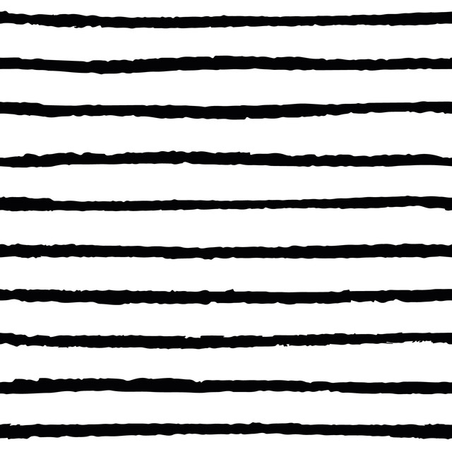 Bankauflage Stripes Streifen schwarzweiss