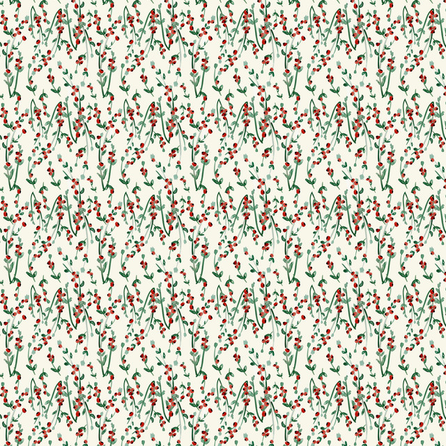 Bettwäsche Rote Blüten 1