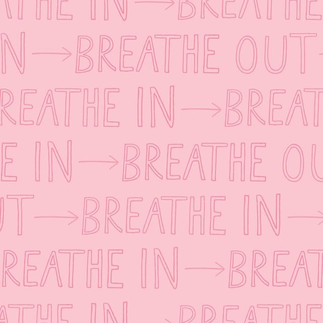 Bodenkissen Breathe rosa