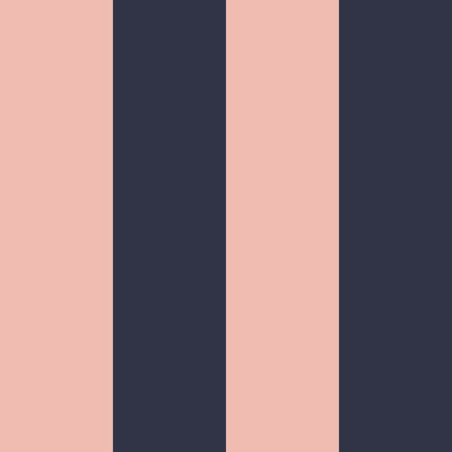 Bettwäsche Blue Pink Stripes