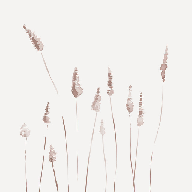 Servietten Watercolor reeds