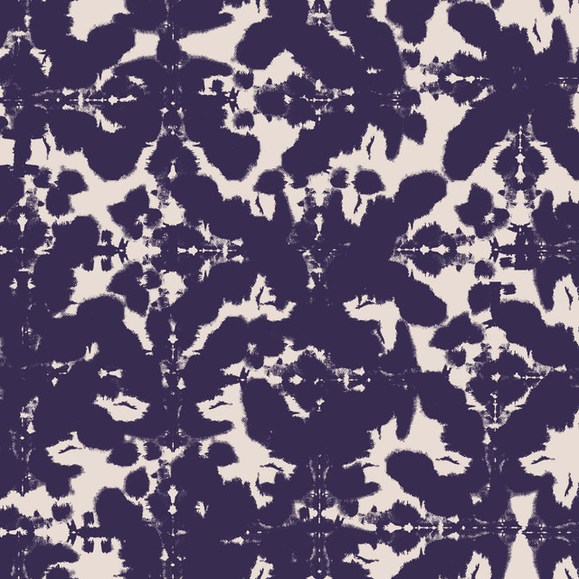 Tischläufer Indigo Inkblot