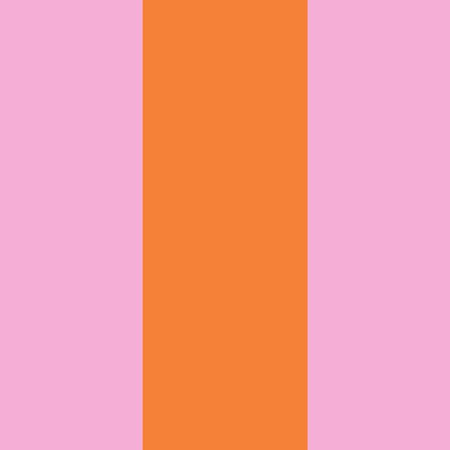 Kissen Große Streifen rosa&orange