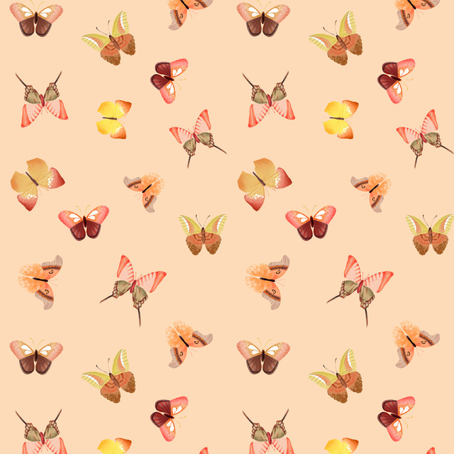 Kissen Butterfly Pattern
