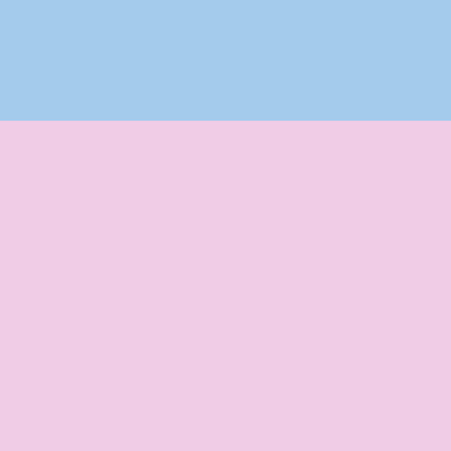 Tischset Colorblocking Hellblau & Rosa