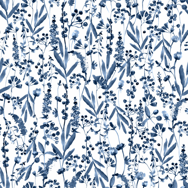 Bettwäsche Cottagecore Blaue Beeren
