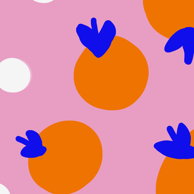 Kissen orangen Party