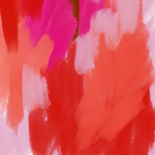 Kissen Red Pink Canvas