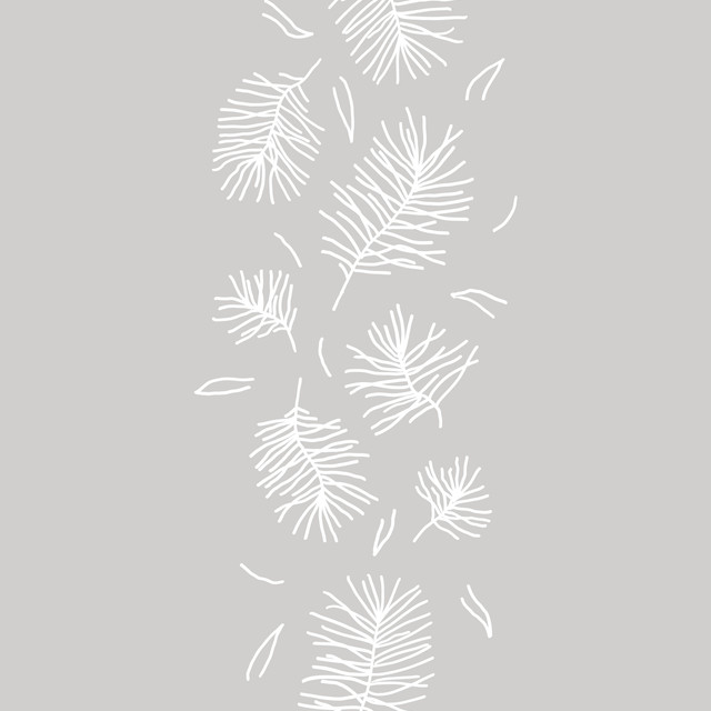 Textilposter Winterzauber Tannenzweige 2