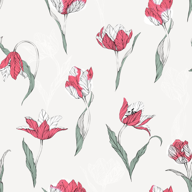 Geschirrtücher Pink Tulips