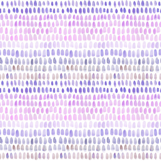 Tischdecke Punkte und Streifen violett