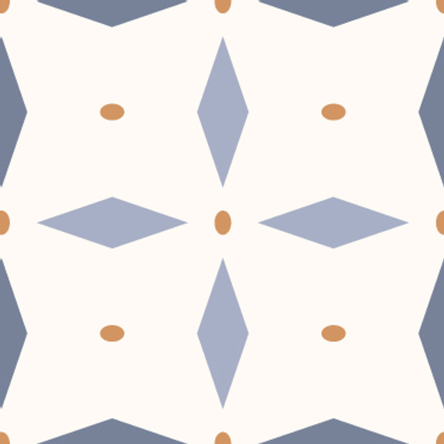 Kissen Raute Blue