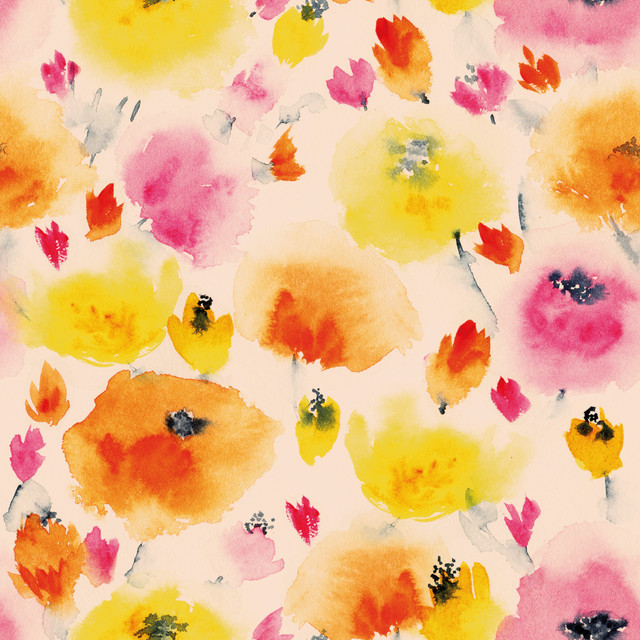Servietten Mohnwiese Peach