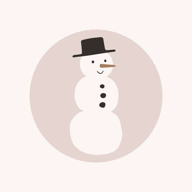 Geschirrtücher Snowman light brown