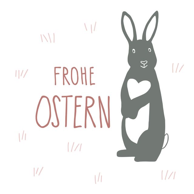 Tischset Frohe Ostern Hase