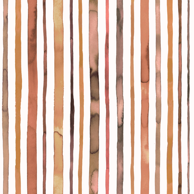 Tischläufer Autumn Watercolor Stripes