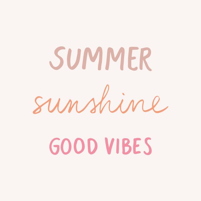 Kissen Summer Sunshine Good Vibes
