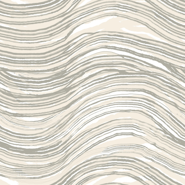 Bettwäsche Abstrakte Welle Beige