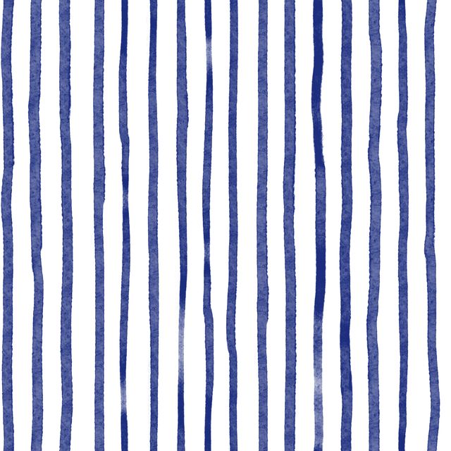 Bankauflage Bleu Marine Stripes